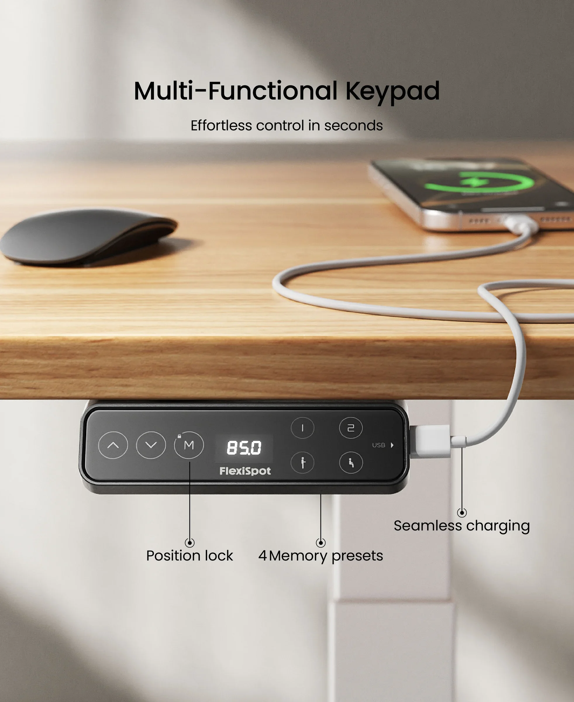 Keypad controls